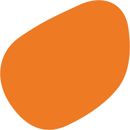decorative orange splat