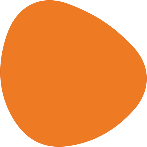decorative orange splat